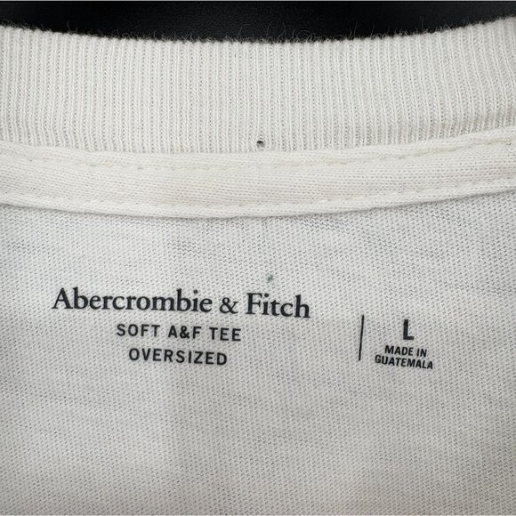 Abercrombie & Fitch Men Keith Haring New York Big Apple Graphic T-shirt L White - Picture 4 of 11